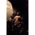thumbnail image 2 of Francisco de Goya 13x18 Black Ornate Wood Framed Double Matted Museum Art Print Titled - St Hermenegild in Prison (1799), 2 of 5