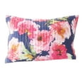 thumbnail image 2 of Saltoro Sherpi 20 X 26 Polyester Filled Pillow Sham with Floral Prints, Multicolor, 2 of 2