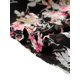 thumbnail image 5 of INSPIRAR CHIC Mono corto floral para mujer con cintura fruncida y hombros al descubierto negro XS, 5 of 5