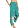 thumbnail image 2 of Haiem Cute Cat Paw And Dog Women's Pajama Pants Ultra Lightweight Pjs Bottoms Sleepwear Bottom Pants With Pocket Drawstring-Medium, 2 of 9