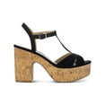 thumbnail image 2 of Sun + Stone Womens Jillien Buckle Open-toe Block Heels, 2 of 3
