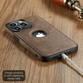 thumbnail image 5 of Casus Logo View Classic Slim Leather Case for iPhone 13 Pro - Slate, 5 of 8