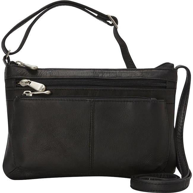 LeDonne Leather Waverly Leather Crossbody Handbag - Walmart.com