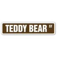 thumbnail image 1 of SignMission  4 x 18 in. Teddy Bear Street Sign - Companion Plush Toy Crib Child, 1 of 1