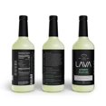 thumbnail image 3 of LAVA Premium Mojito Mix, Small Batched, Handcrafted, Made with Real Lime Juice, Mojito Mint, Spearmint, Demerara, Cane Sugar, Refreshing Rum Mojito Mixer. Ready to Use. 1-Liter (33.8oz) Glass Bottle, 3 of 3