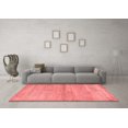 thumbnail image 3 of Ahgly Company Machine Washable Indoor Rectangle Abstract Red Modern Area Rugs, 2' x 5', 3 of 4