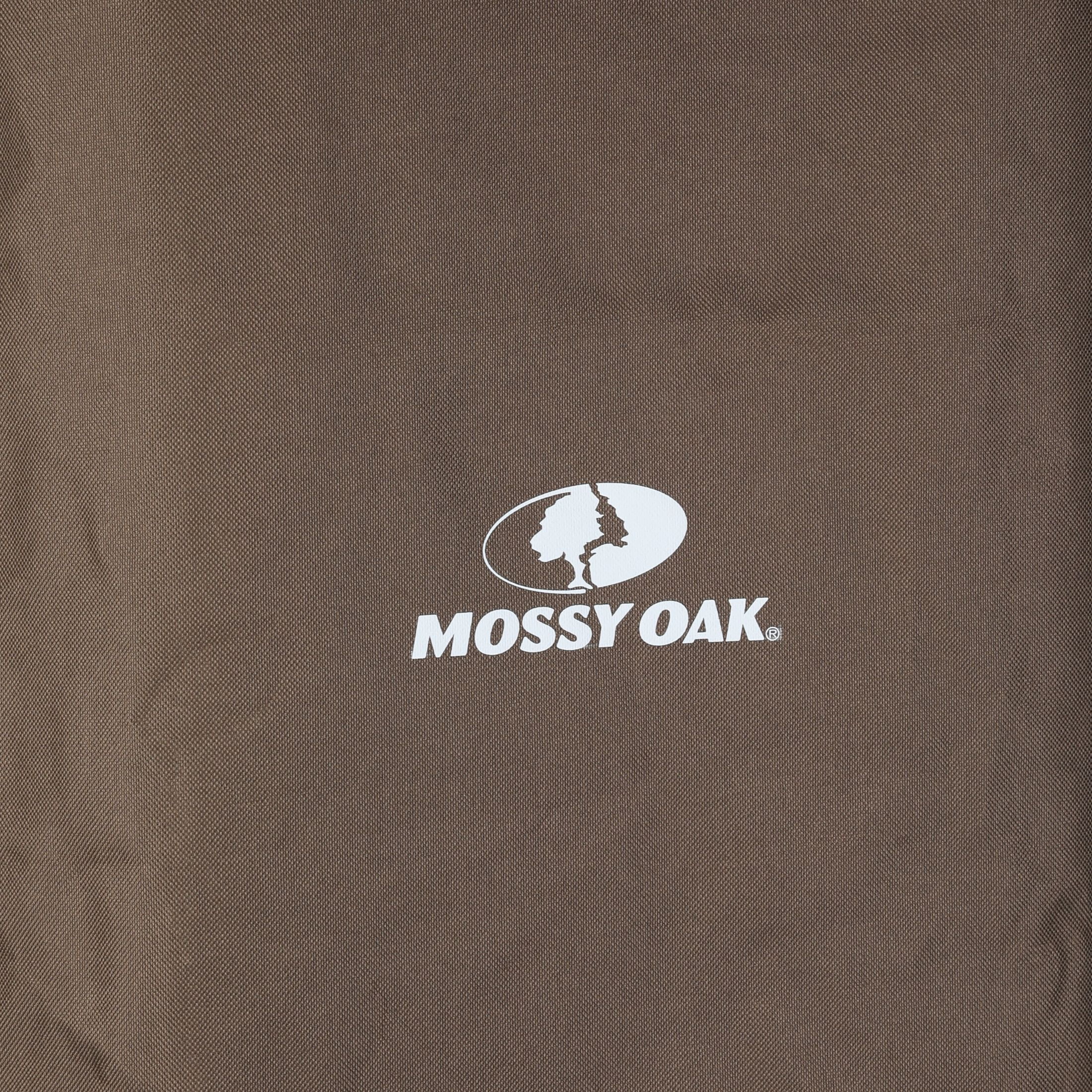 Mossy Oak Game Feed Bag, 100 lb Capacity, Gravity Fed, Memory Wire Opening, Strap Mount for Trees & Posts