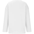 thumbnail image 5 of Kids' Sweatshirt Oversized Dropped Shoulder Crewneck Long Sleeve Casual Pullover Basic Comfortable Solid Color Fall Top, 5 of 6