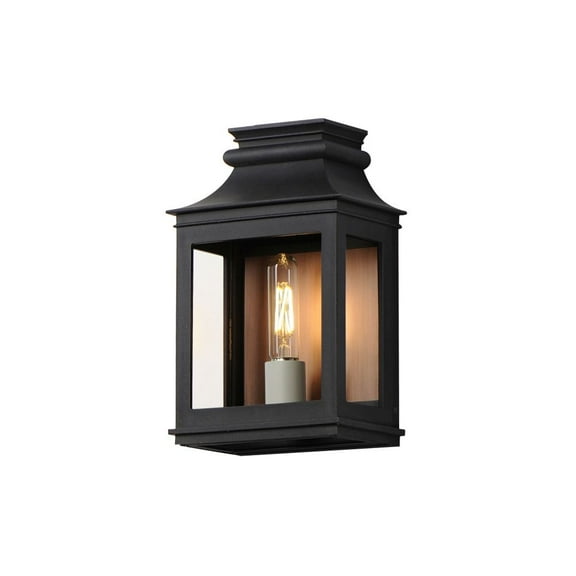 40912CLACPBO Maxim Lighting Savannah VX - 1 Light Small Outdoor Wall Mount-12.5 Inches Tall and 7.75 Inches Wide-Antique Copper/Black Oxide Finish