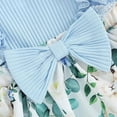 thumbnail image 6 of Kogui New Born Clothes Baby Girl Baby 4th of July Outfit Girl Newborn Infant Toddler T Shirts Oversized Romper Romper Cute Clothes 0 3 6 9 12 18 24 Months (Light Blue,3-6 Months), 6 of 7