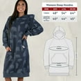 thumbnail image 7 of LazyOne Oversized Hoodie Sweatshirt, Comfortable Loungewear, Bear (Get Lost, S/M), 7 of 7