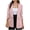 Pink, variant on Lovskoo Blazers for Women Business Casual Solid Color 3/4 Sleeve Buckle Free Suit Coat Long Sleeve Coat/Jacket Khaki