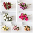 thumbnail image 4 of PENGXIANG No Withering Artificial Rose Nice-looking Realistic Vivid DIY Bright-colored Multi Heads Simulation Flower Home Decor, 4 of 8
