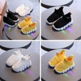 thumbnail image 6 of Children's LED Light Socks Shoes Flying Shuttle Woven Breathable Lightweight Sole TOPWONER One-Step Casual Shoes, 6 of 6