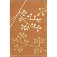 thumbnail image 3 of SAFAVIEH Soho Piper Floral Wool Area Rug, Rust, 8' x 8' Square, 3 of 10