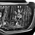 thumbnail image 4 of AKKON - Fits 2017-2022 Jeep Compass Halogen OE Black Style Headlights - Pair Housing, 4 of 6