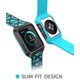 thumbnail image 1 of Banda i-Blason Compatible con Apple Watch 38 mm Lanzamiento 2015, Serie Unity Premium Hybrid Protective Bumper Funda Protectora [No Compatible con 42 mm] (Azul), 1 of 2