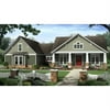 The House Designers: THD-8688 Builder-Ready Blueprints to Build a Country House Plan with Slab Foundation (5 Printed Sets)