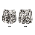 thumbnail image 5 of Lsque Heart Leopard Printed Women's Running Shorts with Liner Pockets,Elastic Quick Dry Workout Athletic Gym Yoga Shorts,Womens High Waist Shorts-Small, 5 of 9