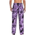 thumbnail image 3 of Halloween Pumpkin Cat Witch Potion Scary Spooky Men'S Pajama Pants Soft Sleep Lounge Pants Pjs Bottoms With Pockets Medium, 3 of 6