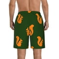 thumbnail image 3 of Kdxio Bold Squirrel Silhouettes Pattern Mens Casual Shorts - Drawstring Summer Beach Sports Shorts for Men, 3 of 5