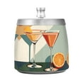 thumbnail image 7 of Yayeee Ashtray with Lid for Cigarette Smokeless Stainless Steel Home Ash Holder, Mid Century Orange Juice, 7 of 7