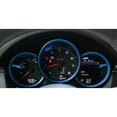 thumbnail image 6 of 3pc Glossy Blue Dashboard Gauge Surrrounding Ring Decoration Trim Kit For 2014-2022 Porsche Macan, 6 of 9