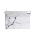 thumbnail image 3 of Allytechgroup Premium iPad Air 11 Case Cover 2024, Ultra Slim, Shockproof & Lightweight, Drop Protective Marble Case with Kickstand and Flip Design Case for Apple iPad Air 11, White, 3 of 5