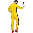 thumbnail image 2 of Adults One Piece Jumpsuit Costume Yellow Kungfu Uniforms Halloween Costume, 2 of 2