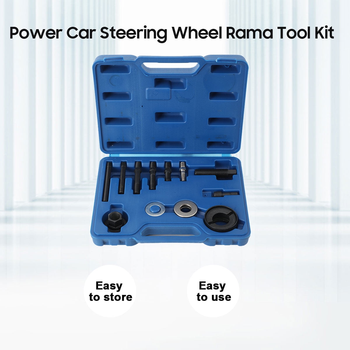 SUDEG Power Steering Pulley Puller Installer Kit for Water Pump; Vacuum Pump Pulleys Installation Remover on Most Engines