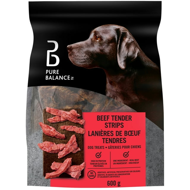 Pure Balance Beef Tender Strips Dog Treats