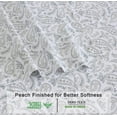 thumbnail image 5 of RUVANTI 100% Organic Cotton Sheets - Full Size bed sheet - 4 Piece Percale Weave Bedding, Crisp, Cooling & Breathable, Soft & Durable, 16" Deep Pocket, Hotel Quality Sábanas - Ornate Oasis, 5 of 7