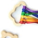 thumbnail image 2 of Arco Iris Madera Cinta Anillo Juguetes Bebé Mordedor Bebé Recién Nacido Juguete Sensorial Nube Cinta Molar Madera Círculo Mordedor Juguete 2 Uds Methold BA001549-06, 2 of 6