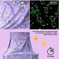 thumbnail image 2 of Manta para niños Symi SMMR Moon Glow, 127 x 152 cm, color morado, 2 of 7