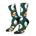 thumbnail image 1 of Balery Lgbt Penguin Calcetas Largas con Estampado para Hombre y Mujer – Suaves y Transpirables, Talla Única (US 5-11), 1 of 6