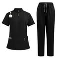 thumbnail image 1 of Conjunto De Camiseta Y Pantalones De Enfermería Para Salón De Belleza, SPA, Cosmetología, Peluquero De Mascotas, 1 of 8