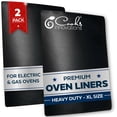 thumbnail image 1 of Cooks Innovations Non-Stick Oven Protector Mat - 2 Heavy Duty Nonstick Oven Rack Liners to Protect Convection, Electric, Gas, & Microwave Ovens - BPA, 1 of 8