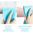 thumbnail image 2 of Extra long back scrub Silicone body scrub belt Back exfoliator Back scrub, 2 of 5