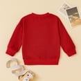 thumbnail image 4 of Zshosam Kids Christmas Sweatshirts Girls Girls Sweate Long Sleeve Kids Trendy Crew-Neck Cute Clothes Tops Size 6 12 Months,(Red 6-12 Months), 4 of 8