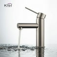 thumbnail image 3 of Kibi Circular X Single Handle Bathroom Vanity Sink Faucet, 3 of 3