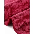 thumbnail image 5 of INSPIRE CHIC Vestido de Mujer de Terciopelo con Gargantilla de Cuello de Manga Larga Cintura Alta Vestidos Mini A-Line M Rojo, 5 of 5