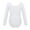 White, variant on YONGHS Kids Girls Long Sleeve Ballet Dance Leotard Gymnastics Bodysuit Jumpsuit 3-12 White 3