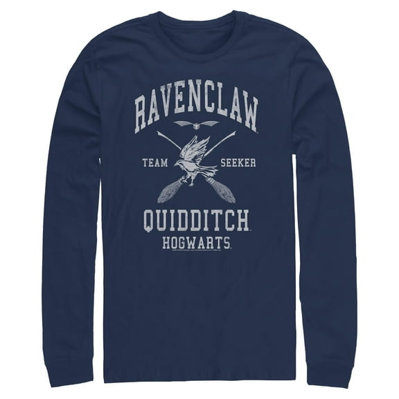 Mens Harry Potter Ravenclaw Quidditch Seeker Long Sleeve Shirt