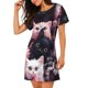 thumbnail image 2 of Easygdp Cute Kittens Group Portrait Camisón de manga corta para mujer, informal, estampado, 2 of 6