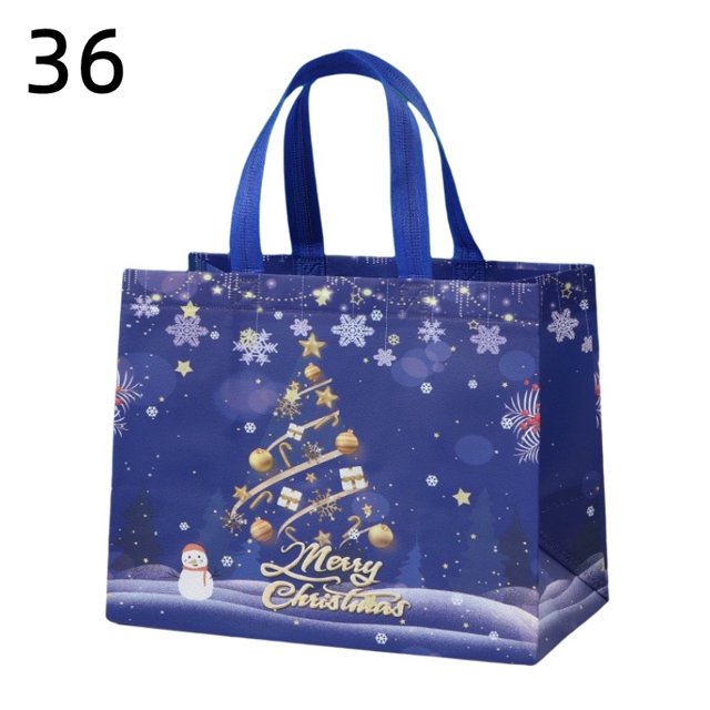 Bolsas de Navidad con asas,Bolsas de regalo de Navidad,Bolsa de regalo de Navidad no tejida multifuncional M-417