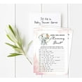 thumbnail image 3 of Inkdotpot 50 PackWho Knows Mommy BestBaby Shower GameCards Baby Elephant Girl Jungle Animals FunActivity Cards, 3 of 5