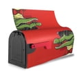 thumbnail image 3 of Yiaed Cool Crocodile With Sunglasses Print Mailbox Covers, Magnetic Mailbox Cover, Mail Box Covers for Garden Outdoor Decor Box Covers-25.5x21 in, 3 of 8