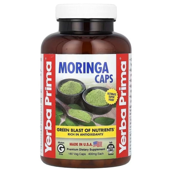 Yerba Prima Morinaga Caps - 180 Veg Caps