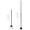 thumbnail image 2 of OUNONA 1 Ensemble Tige de Descente de Lampe Réglable Noire Tige d'Extension pour Support de Luminaire Fluorescent, 2 of 8