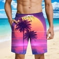 thumbnail image 5 of Yaoyar Mens Swim Trunks with Compression Liner 2 in 1 Board Shorts 9 Inch Quick Dry Swimming Trunks with Pockets, 5 of 7